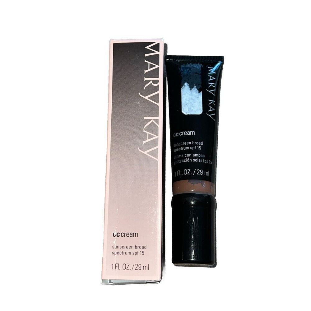 Mary‎ Kay CC Cream Broad Spectrum Sunscreen SPF 15 - Very Deep - NIB 1 Fl Oz